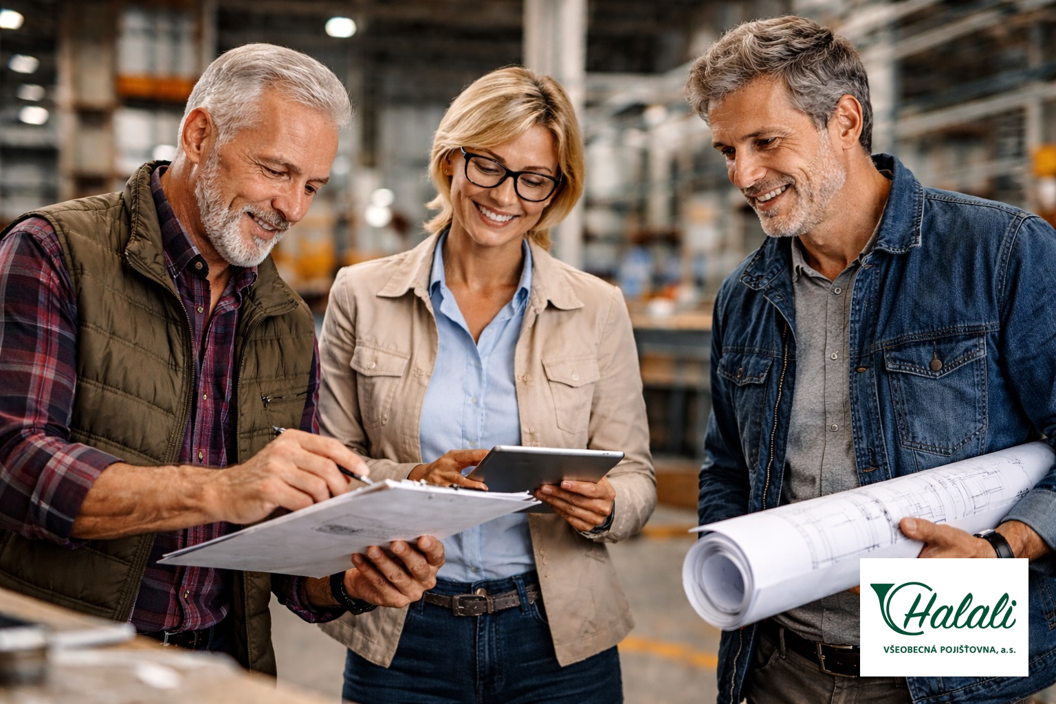 Halali vstupuje do podnikatelských rizik.
